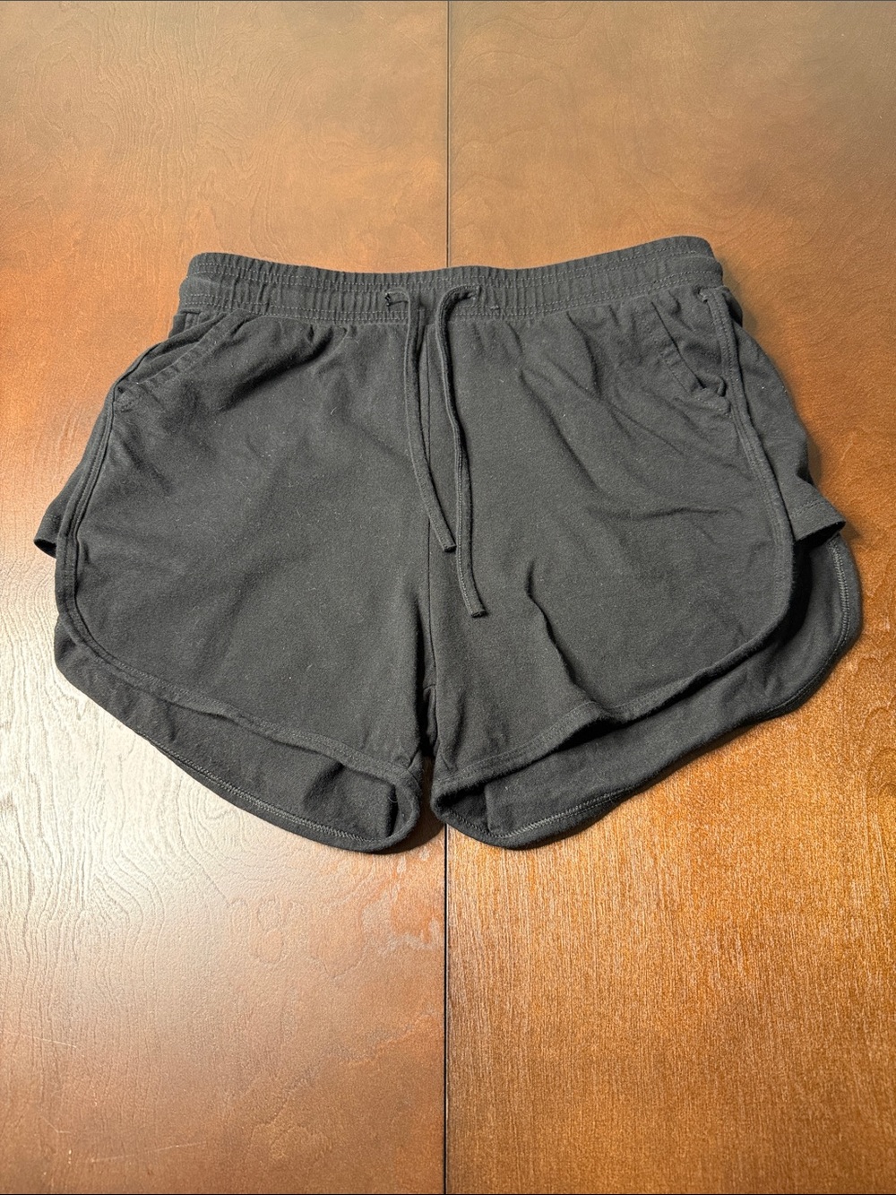 Black URATOT Women's Drawstring Lounge Shorts - Medium